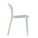 Designstuhl aus Polypropylen, Farbe salbei