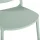 Designstuhl aus Polypropylen, Farbe salbei