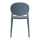 Designstuhl aus Polypropylen, Farbe rauchblau