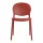 Designstuhl aus Polypropylen, Farbe rostrot