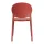 Designstuhl aus Polypropylen, Farbe rostrot