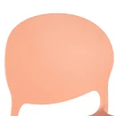 Designstuhl aus Polypropylen, Farbe rosé