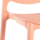 Designstuhl aus Polypropylen, Farbe ros&eacute;