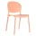 Designstuhl aus Polypropylen, Farbe rosé