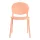 Designstuhl aus Polypropylen, Farbe rosé