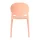 Designstuhl aus Polypropylen, Farbe rosé