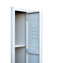 Gebraucht: Kleiderspind aus Metall f&uuml;r 1 Person - Breite 500 mm - grau