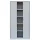 Gebraucht: Rolladenschrank grau, 100 cm breit, 5 OH | Lüllmann®