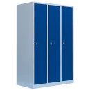 Gebraucht: XL Metallspind für 3 Personen - grau/blau