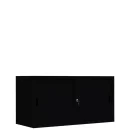 Gebraucht: Aktenschrank Schiebet&uuml;r - B 160 cm - schwarz