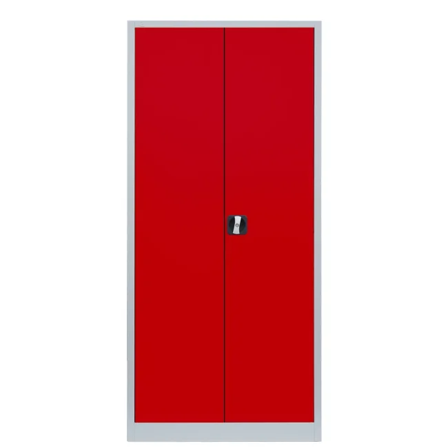 Gebraucht: Metallschrank abschließbar 180x80 rot