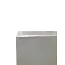 Gebraucht: Kleiderspind aus Metall - 1 Person - 500 mm - grau/rot