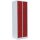 Lüllmann® Fächerschrank mit 6 Fächern - grau/rot