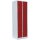 Lüllmann® Fächerschrank mit 6 Fächern - grau/rot