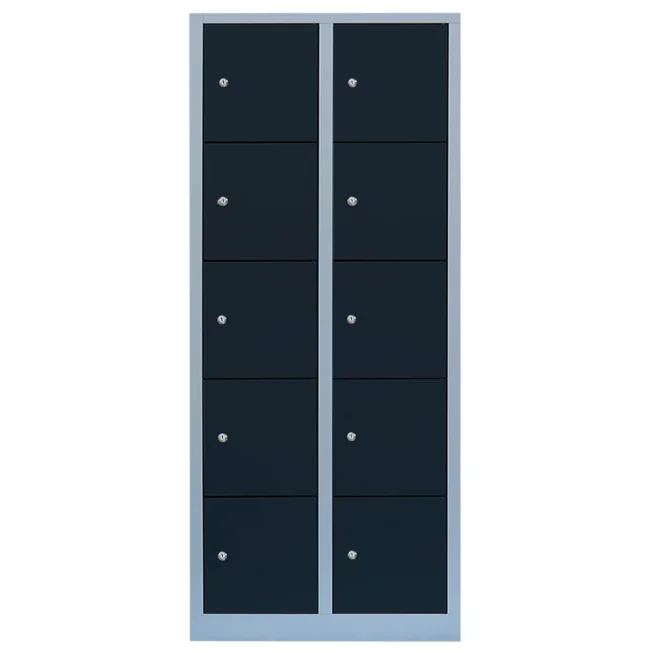 Gebraucht: Lüllmann® Fächerschrank mit 10 Fächern - grau/anthrazit