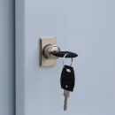 Gebraucht: Aktenschrank aus Metall mit Schiebet&uuml;ren - 2 Ordnerh&ouml;hen
