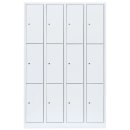 L&uuml;llmann&reg; F&auml;cherschrank mit 12 F&auml;chern - wei&szlig;