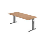 Schreibtisch Osaka - 650-850 x 800 x 800 mm - C-Fuß...