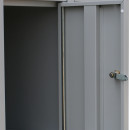 Fächerschrank mit 8 Fächern Schließfachschrank Wertfachschrank Spind 180cmx31,5cmx50cm grau 520420