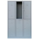 Spind, Garderobenschrank, Stahlschrank, Doppelspind,...