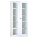 Medizinschrank Arzneischrank Medikamentenschrank Krankenhausschrank transparent wei&szlig; XXXL 570157