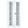 Medizinschrank Arzneischrank Medikamentenschrank Krankenhausschrank transparent weiß XXXL 570157