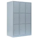 L&uuml;llmann&reg; XL F&auml;cherschrank mit 9 F&auml;chern - grau