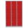 Lüllmann® XL Fächerschrank mit 9 Fächern - grau/rot
