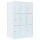 Lüllmann® XL Fächerschrank mit 9 Fächern - weiß