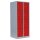 Lüllmann® XL Fächerschrank mit 8 Fächern - grau/rot