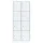 Lüllmann® XL Fächerschrank mit 8 Fächern - weiß