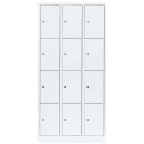 L&uuml;llmann&reg; F&auml;cherschrank mit 12 F&auml;chern - wei&szlig;