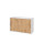 Holz Schiebetürenschrank Sideboard 2 OH 1 Fachboden 748 x 1200 x 400 mm
