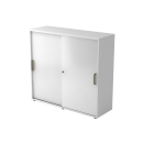 Schiebetürenschrank aus Holz - 3 Ordnerhöhen -...