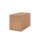 Rollcontainer aus Holz - 3 Schubladen - unsichtbare Rollen - nussbaum - Bügelgriff Metall