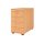 Standcontainer aus Holz - 5 Schubladen - buche - Bügelgriff Metall