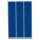 Lüllmann® XL Fächerschrank mit 12 Fächern - grau/blau
