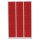 Lüllmann® XL Fächerschrank mit 12 Fächern - grau/rot