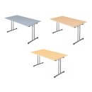 Klapptisch Besprechungstisch Schreibtisch 200 x 80 cm Konferenztisch 750x2000x800mm grau 350540