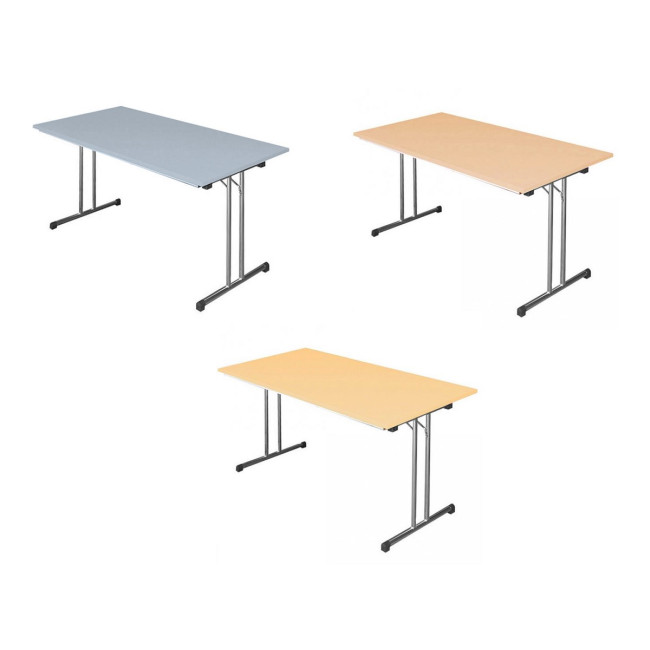 Klapptisch Besprechungstisch Schreibtisch 200 x 80 cm Konferenztisch 750x2000x800mm schwarz/ahorn 350542