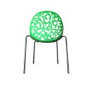 Design Stuhl Flora Stühle Esszimmerstuhl Wohnzimmerstuhl Loungestuhl 221636 grün