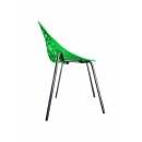 Design Stuhl Flora St&uuml;hle Esszimmerstuhl Wohnzimmerstuhl Loungestuhl 221636 gr&uuml;n