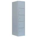 L&uuml;llmann&reg; XL F&auml;cherschrank mit 5 F&auml;chern - grau