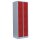 Lüllmann® Fächerschrank mit 10 Fächern - grau/rot