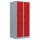 Lüllmann® XL Fächerschrank mit 10 Fächern - grau/rot