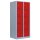 Lüllmann® XL Fächerschrank mit 10 Fächern - grau/rot