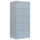 L&uuml;llmann&reg; XL F&auml;cherschrank mit 10 F&auml;chern - grau