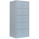 L&uuml;llmann&reg; XXL F&auml;cherschrank mit 10 F&auml;chern - grau