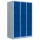 Lüllmann® XL Fächerschrank mit 15 Fächern - grau/blau