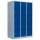 Lüllmann® XL Fächerschrank mit 15 Fächern - grau/blau